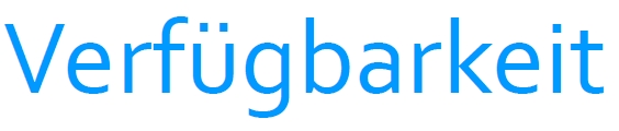 Verfuegbarkeit